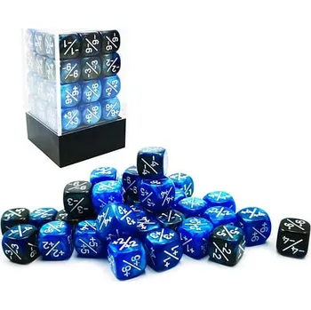 ostatní stavebnice imago Sada šestistěnných kostek - Magic counter (36 ks), barva červená