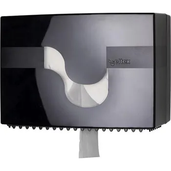 Zásobník na dvě konvenční role toaletního papíru CELTEX Megamini černý