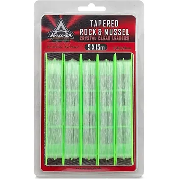 Anaconda ujímaný šokový vlasec 0,33-0,57mm 5x15m invisible clear