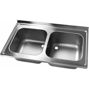 Nerezový dřez Dřez 1400x800 2x (600x600x400)