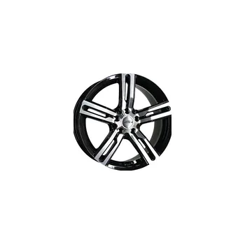 Alu kolo INTER ACTION KARGIN VW 6,5x16 5x120 ET45.00 černá lesklá + leštění