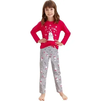 Chlapecké pyžamo Dívčí pyžamo Maja 2252/2253/01 TARO červená 116