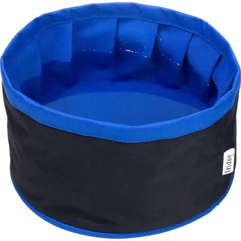 Miska pro psa Iridog Cestovní miska pro psy no.2 černá s modrou průměr 20cm, výška 12 cm