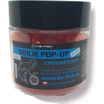 Boilies KS Fish Boilie Pop-up 14mm citrusové plody