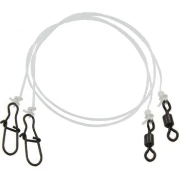 Mistrall fluorokarbonový návazec na dravce 15 kg Velikost 20cm, 2ks/bal