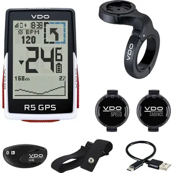 VDO R5 GPS Full Sensor Set bílý/černý