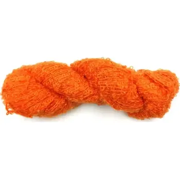 Příze Mohair by Canard Bouclé Mohair Oranžová 1027 (Mohérová příze Bouclé Mohair Orange)