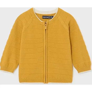 Svetr rozepínací hořčicový BABY Mayoral velikost: 80 (12 měsíců)