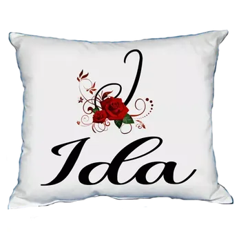 Dekorativní polštářek Polštář s dámským jménem IDA (polštářek dámské jméno )