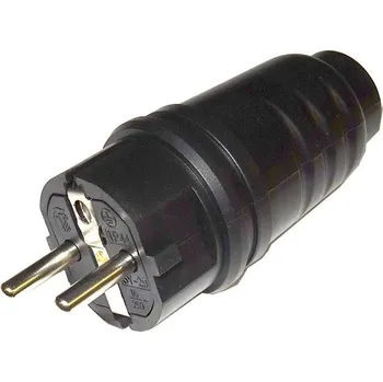 Elektrická zásuvka Vidlice 230V SY-29, přímý vývod, krytí IP44, 250VAC/16A