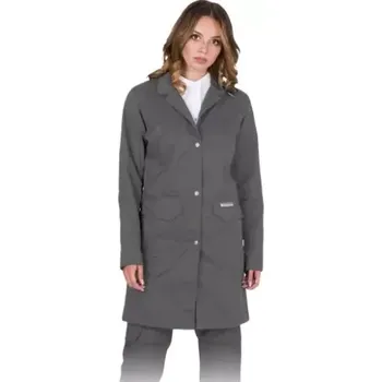 Zdravotnický plášť Leber&Hollman LH-WOMCOLER S plášť šedý S-2XL