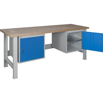 Dílenský stůl Dílenský stůl PROFI 200 cm, 2 kontejnery D1-550