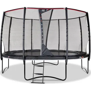 Trampolína Exit Toys PeakPro 427 cm černá + ochranná síť + schůdky