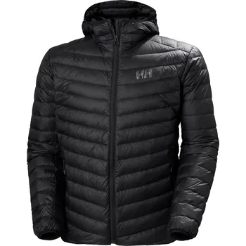 Pánská Prošívaná bunda HELLY HANSEN VERGLAS HOODED DOWN INSULATOR 63005_990 – Černá S