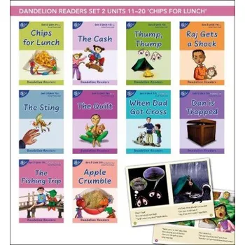 Anglický jazyk Phonic Books Dandelion Readers Set 2 Units 11-20 - Phonic Books