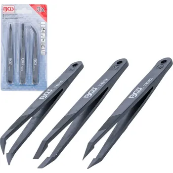 Kosmetická pinzeta BGS Plastové pinzety s různými hroty odolnými proti kyselinám