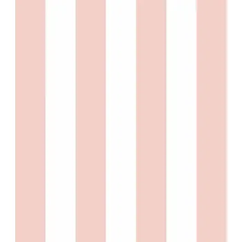 Tapeta Cristiana Masi by Parato Růžovo-bílá pruhovaná vliesová tapeta na zeď, 17174, MiniMe, Cristiana Masi by Parato, velikost 10,05 x 0,53 m
