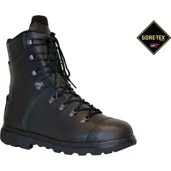 Pracovní obuv Protipořezová obuv HAIX INTERFORST Mountain (IT-603505) (Varianta oblíbených protipořezových bot HAIX Blue Mountain se zeleným prošitím. Protipořezové boty Haix - protiskluzová podrážka s hrubým vzorkem je z odolné gumy)