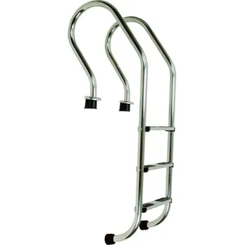 Bazénové schůdky Žebřík nerez Mixta s pouzdrem 3 stupňový, AISI 304