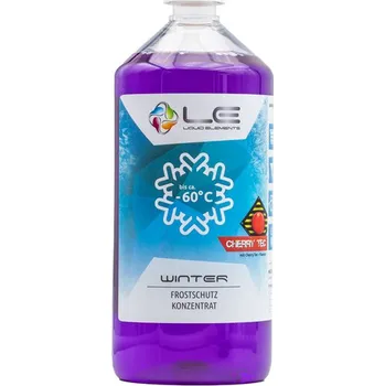 Náplň do chladiče a ostřikovače Liquid Elements Winter - nemrznoucí směs do ostřikovačů s vůní třešní (1000ml)
