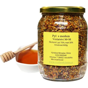 Včelařství M+M včelí pyl s 30% medu 600g