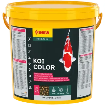 Krmivo pro rybičky Sera Koi Professional Color 21 l (Sera KOI Professional Spirulina Color Food 21L (7kg))