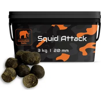 Boilies Mastodont Baits Boilies Squid Attack 3 kg 24 mm