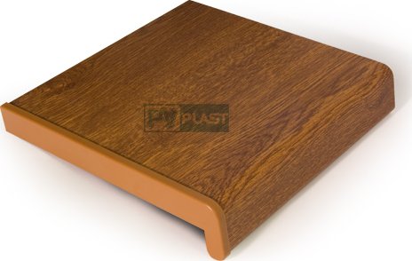 Pvplast vnitřní plastový parapet zlatý dub š. 300 mm