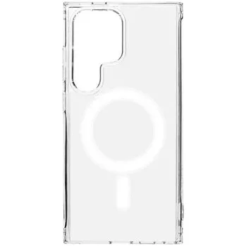 Pouzdro na mobilní telefon CELLFISH zadní kryt s podporou MagSafe pro Samsung Galaxy S24 Ultra čirýSLEVA 100% na lens