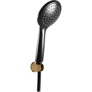 Sprchový set Sprchový komplet, černá/zlato, hadice 150 cm SK0145CMATZ