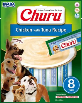 Pamlsek pro psa Inaba Churu Dog Snack Chicken/Tuna 8x 20 g