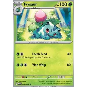 Volný čas Pokémon MEW 002/165 Ivysaur - 151 Stav: Near Mint, Verze: NORMAL