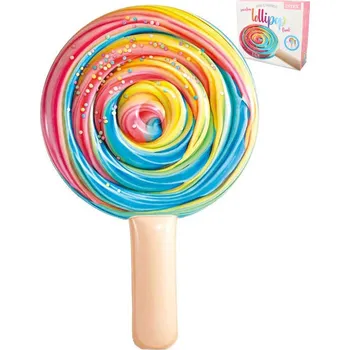 INTEX Lehátko nafukovací lízátko duhové 198x127cm matrace na vodu 58754