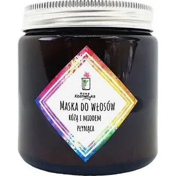 Vlasová regenerace Nová kozmetika, Ruža a med Splývavá maska na vlasy 120ml