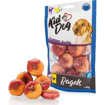 Pamlsek pro psa KIDDOG jehněčí & kuřecí Bagel 80 g