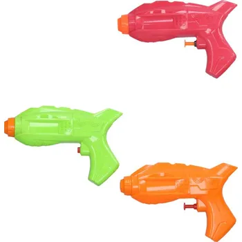 Pistole dětská vodní 17cm se zásobníkem na vodu 3 barvy plast