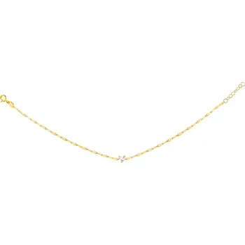 Náramek Zlatý náramek se zirkonem - srdce - AP534-9781