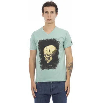 Pánské tričko Pánské triko 2AT137 Trussardi Action Barva: Zelená, Velikost: L