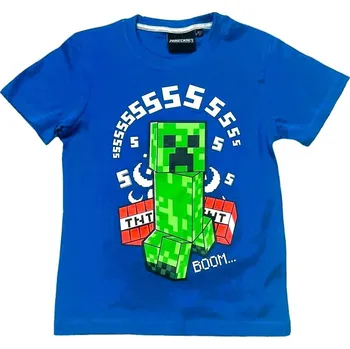 TRIČKO MINECRAFT 013 modré Velikost: 152