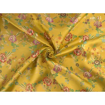HEDVA ČESKÝ BROKÁT Ondrit 160 krojový brokát FLÓRA žlutá | 11