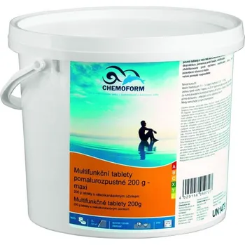 Dezinfekce pitné vody Chemoform Multifunkční tablety pomalurozpustné 200g - MAXI 3 kg