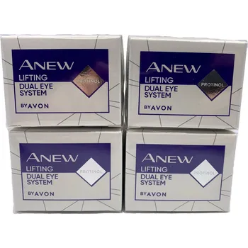 Péče o oční okolí 4 x Avon Anew Double program lifting očního okolí s Protinolem 2x10ml SET!