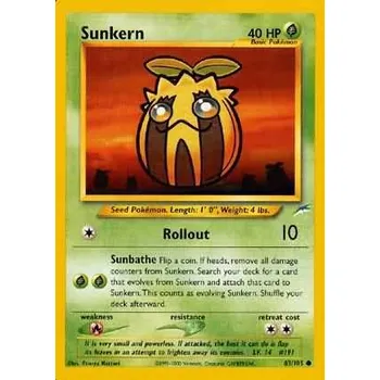 Karetní hra Pokémon NDE 083/105 Sunkern - Neo Destiny Stav: Excellent