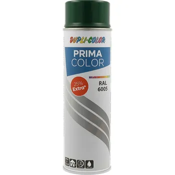 Barva ve spreji Dupli-Color Prima RAL 6005 zelená lesklá barva ve spreji 500 ml