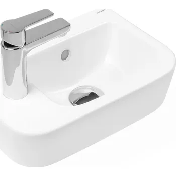 Umyvadlo Oltens Vernal umyvadlo 37x24.5 cm polokulatý klasický bílá 41504000