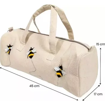 Organizér galanterie Taška na pletení a háčkování - Včela (Knitting Bag Bee)