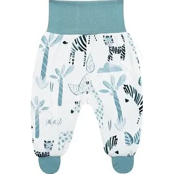 Kojenecký overall kojenecké polodupačky Baby service safari tyrkys velikost 56