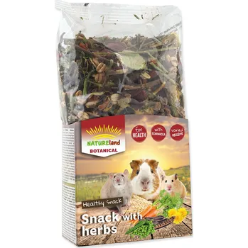 Krmivo pro hlodavce Pochoutka NATURE LAND Botanical bylinkový mix 150g