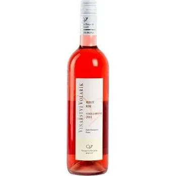 Víno Volařík Merlot rosé výběr z hroznů 2021