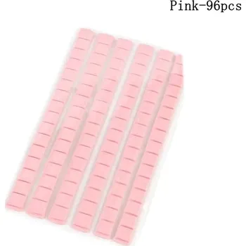 Gelové tipy na nehty s lepicí hlinkou, opakovaně použitelné - 96KS Růžová